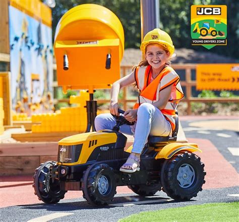 mini digger driving experience|kids playing with digger tractors.